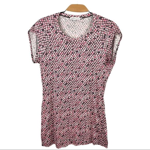 See By Chloe Pink Printed T Shirt Dress Size 2 - Picture 2 of 6